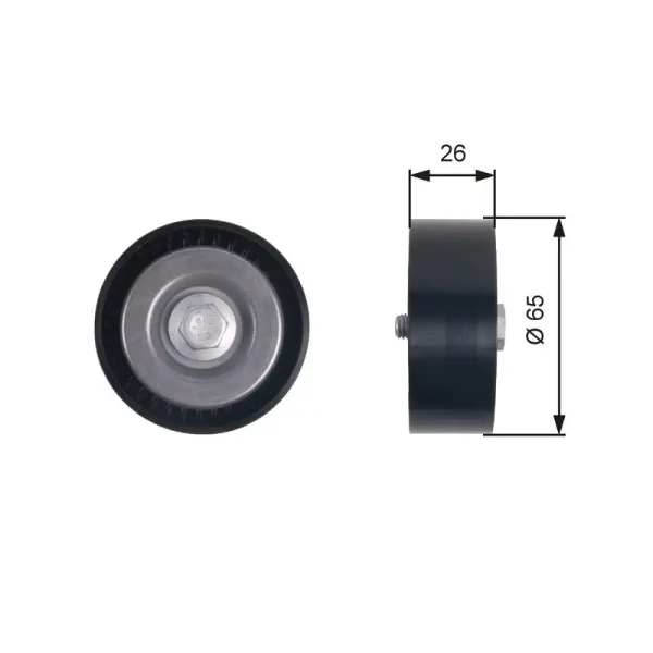 Gates Alternatör Gergi Rulmanı – T36414 / OEM 55494332