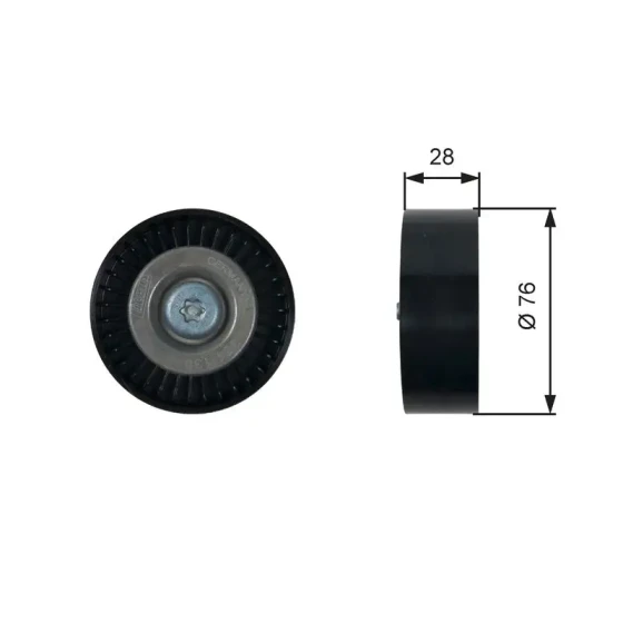 Gates Alternatör Gergi Rulmanı – T36423 / OEM A2712000570 ürün görseli