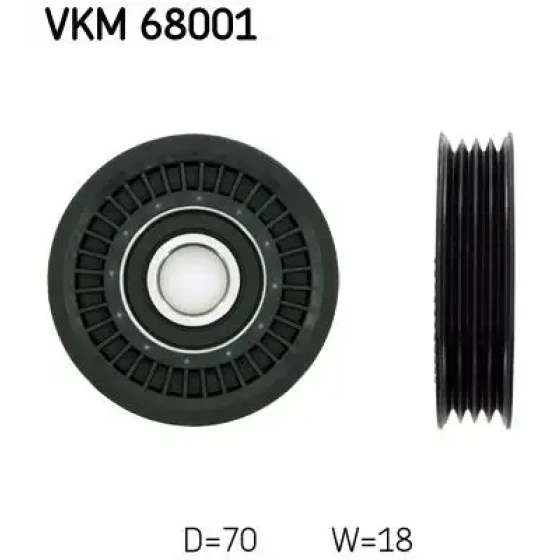 SKF Alternatör Gergi Rulmanı – VKM68001 / OEM 73131FC000 ürün görseli