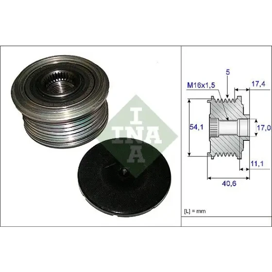 INA Alternatör Kasnağı – 535008910 / OEM 8200360481 ürün görseli