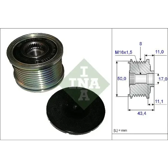 INA Alternatör Kasnağı – 535010810 / OEM A0131540902 ürün görseli