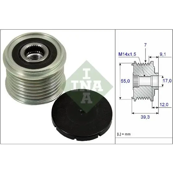 INA Alternatör Kasnağı – 535026010 / OEM 3140067J00000 ürün görseli