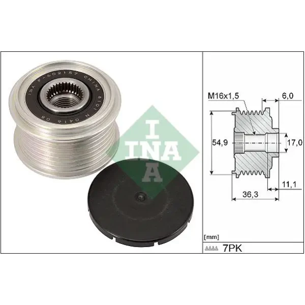 INA Alternatör Kasnağı – 535029810 / OEM 231004JA0B