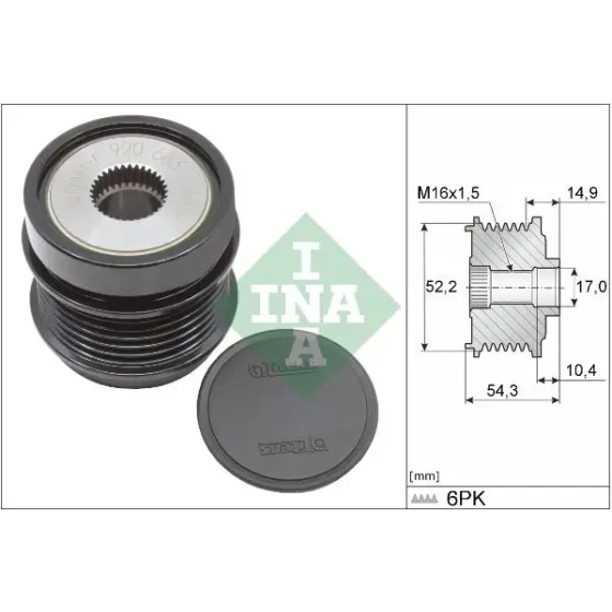 INA Alternatör Kasnağı – 535034210 / OEM A0009069405 ürün görseli