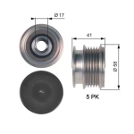 Gates Alternatör Kasnağı – OAP7126 / OEM 30667682