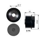 Gates Alternatör Kasnağı – OAP7152 / OEM 274150T021