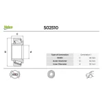 Valeo Arka Aks Rulmanı – 502510