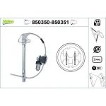 Valeo Arka Cam Krikosu (Sol) – 850350 / OEM 7700834343