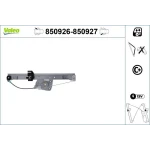 Valeo Arka Cam Krikosu (Sol) – 850926 / OEM 51357140589