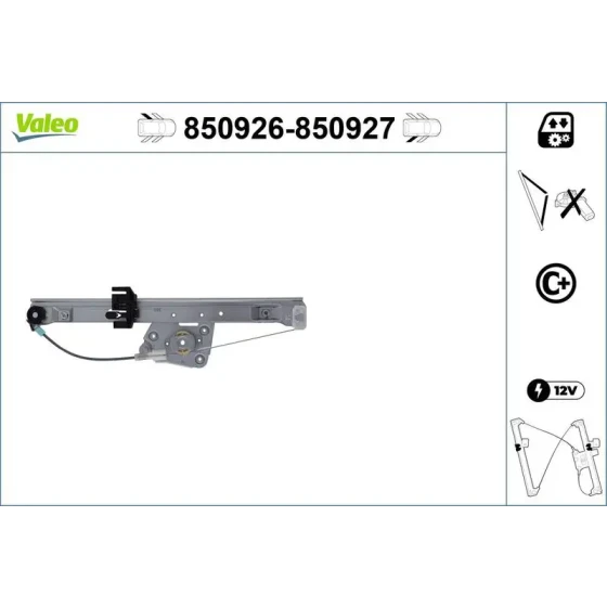 Valeo Arka Cam Krikosu (Sol) – 850926 / OEM 51357140589 ürün görseli