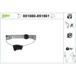 Valeo Arka Cam Krikosu (Sol) – 851860 / OEM A2217300146