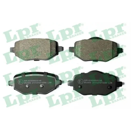 LPR Arka Fren Balatası – 05P2240 / OEM 1680301680 ürün görseli