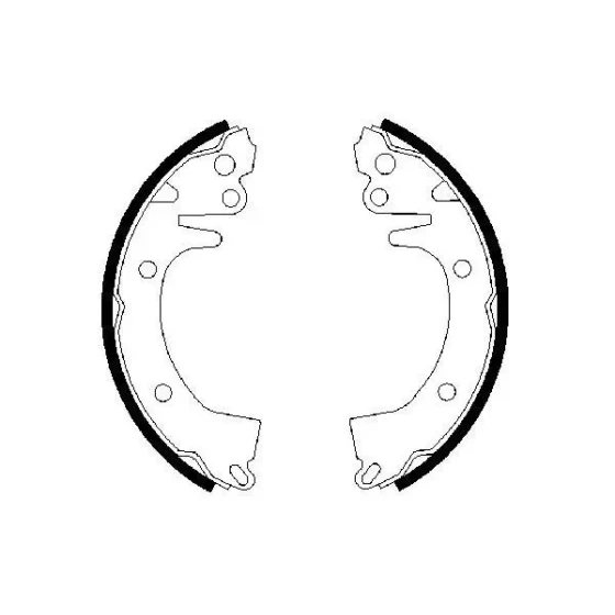 Bosch Arka Fren Balatası – 0986487462 / OEM 5830522A01 ürün görseli