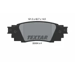 TEXTAR Arka Fren Balatası – 2243401