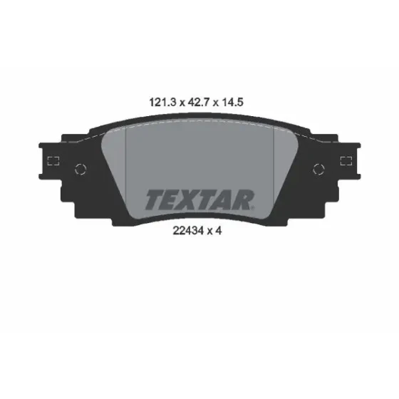 TEXTAR Arka Fren Balatası – 2243401 ürün görseli