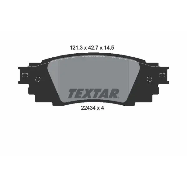 TEXTAR Arka Fren Balatası – 2243401