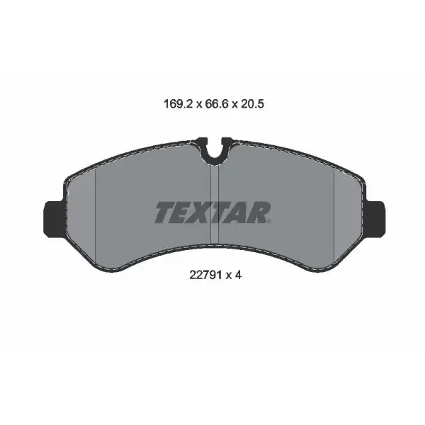 TEXTAR Arka Fren Balatası – 2279101