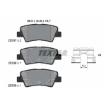 TEXTAR Arka Fren Balatası – 2533709 / OEM 58302BVA30