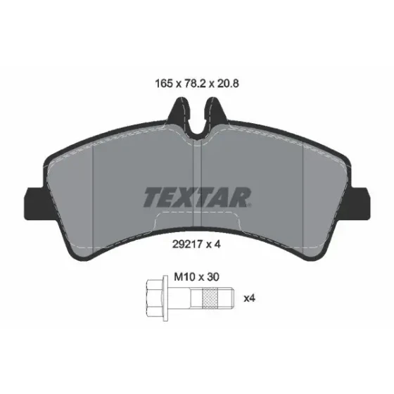 TEXTAR Arka Fren Balatası – 2921702 ürün görseli