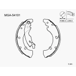 MGA Arka Fren Balatası – 54101 / OEM 9947690