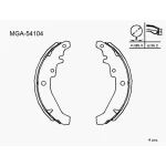 MGA Arka Fren Balatası – 54104 / OEM 7081572