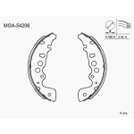 MGA Arka Fren Balatası – 54206 / OEM 5320065D01