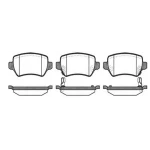 MGA Arka Fren Balatası – 55185 / OEM 1605995
