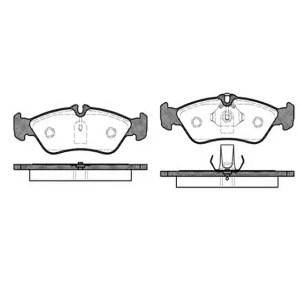 MGA Arka Fren Balatası – 55214 / OEM 2D0698451