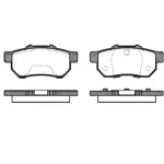 MGA Arka Fren Balatası – 55319 / OEM 43022SO4E02