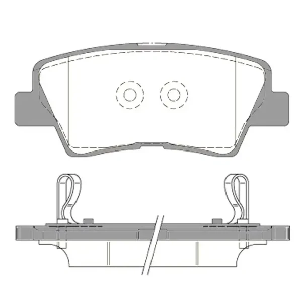 MGA Arka Fren Balatası – 55617 / OEM 58302C8A30