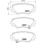 MGA Arka Fren Balatası – 55733 / OEM B4Y02648ZB