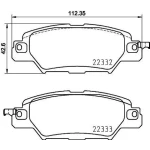 MGA Arka Fren Balatası – 55735 / OEM KAY02648Z
