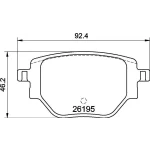 MGA Arka Fren Balatası – 55765 / OEM 1664737180
