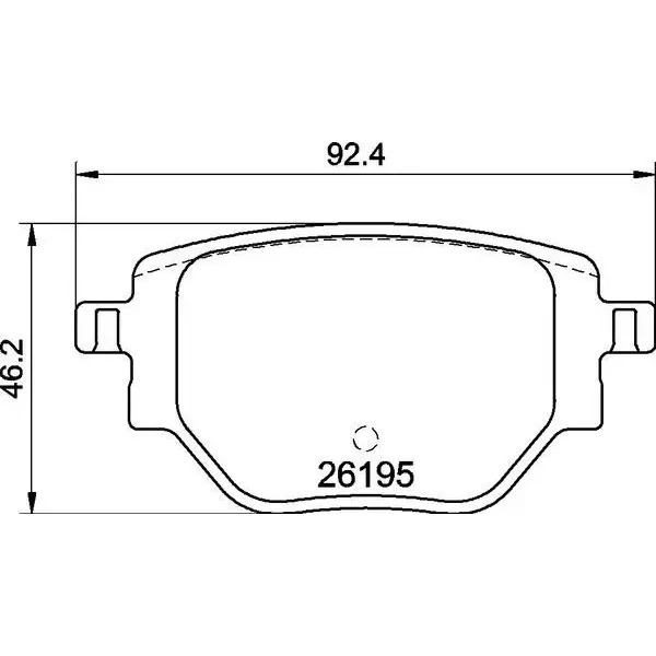 MGA Arka Fren Balatası – 55765 / OEM 1664737180