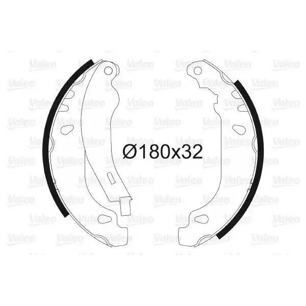 Valeo Arka Fren Balatası – 562084 / OEM 4241L4