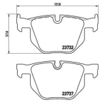 MGA Arka Fren Balatası – 56224 / OEM 34216763043