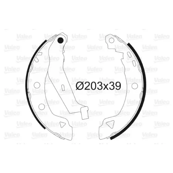 Valeo Arka Fren Balatası – 562589 / OEM 9950814 ürün görseli