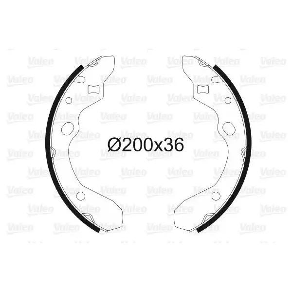 Valeo Arka Fren Balatası – 562596