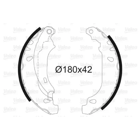 Valeo Arka Fren Balatası – 562647 / OEM 7701205758 ürün görseli