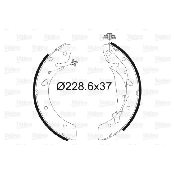 Valeo Arka Fren Balatası – 562773 ürün görseli
