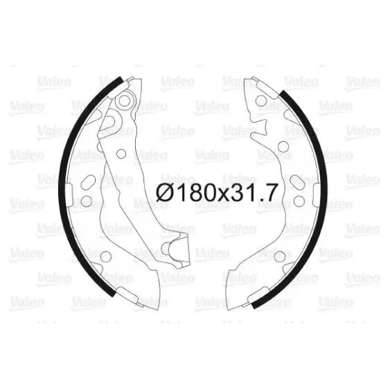 Valeo Arka Fren Balatası – 562996 / OEM 5830502A10 ürün görseli