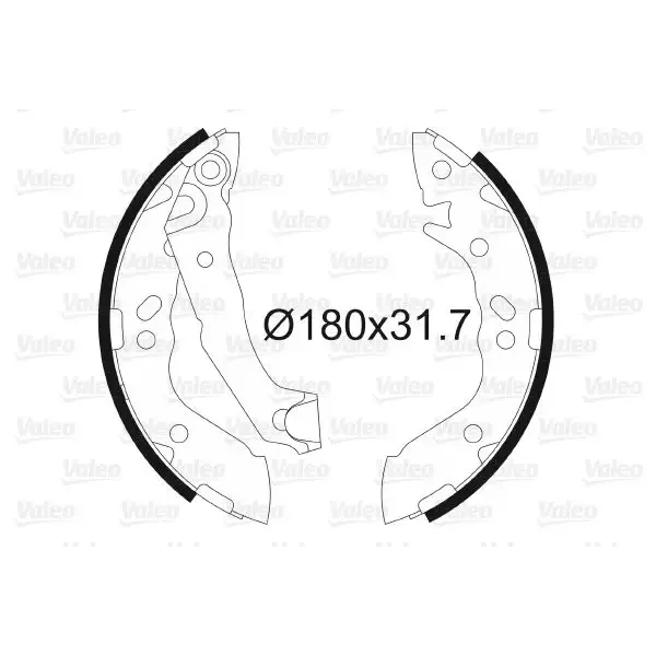 Valeo Arka Fren Balatası – 562996 / OEM 5830502A10