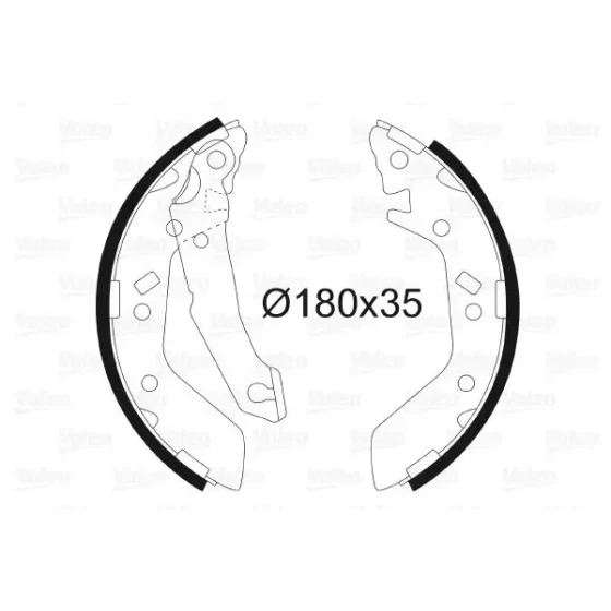 Valeo Arka Fren Balatası – 564033 / OEM 5830525A10 ürün görseli