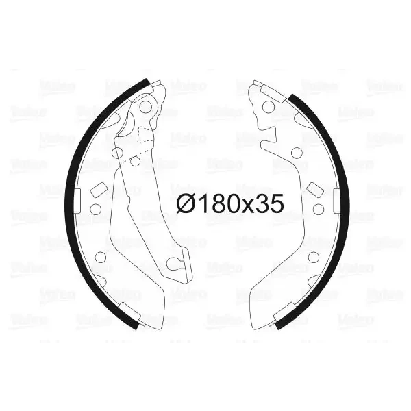 Valeo Arka Fren Balatası – 564033 / OEM 5830525A10