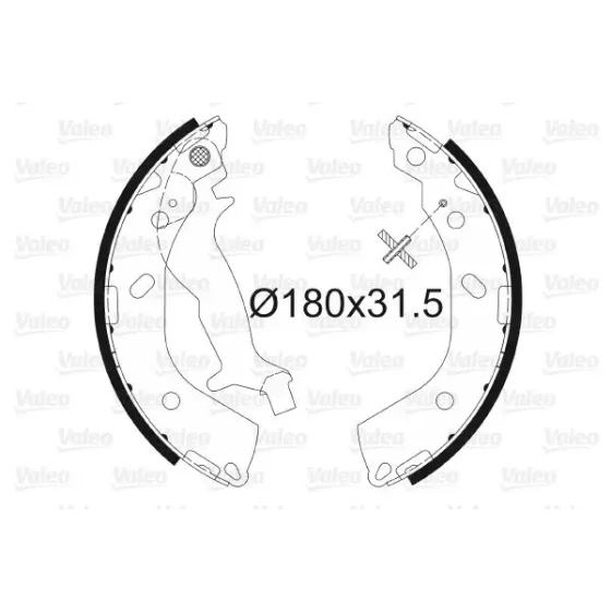 Valeo Arka Fren Balatası – 564091 / OEM 583051CA00 ürün görseli