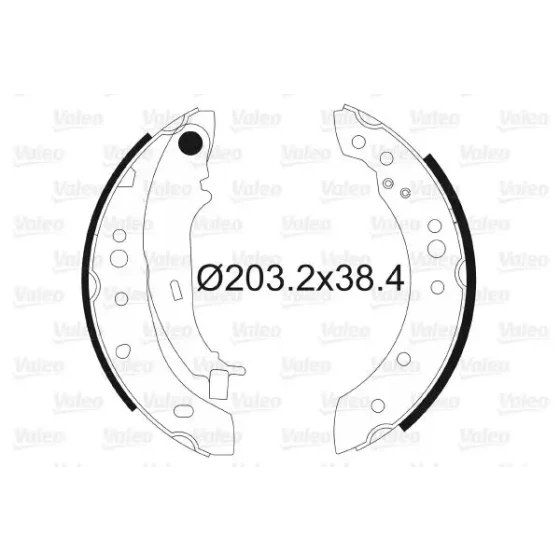 Valeo Arka Fren Balatası – 564097 / OEM MN186120 ürün görseli