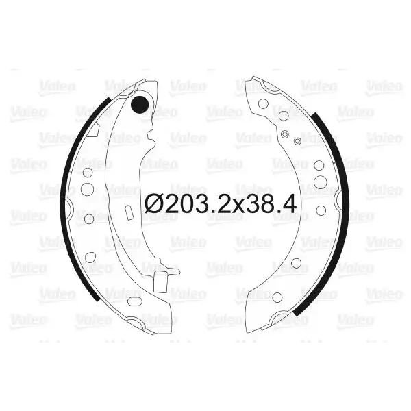 Valeo Arka Fren Balatası – 564097 / OEM MN186120
