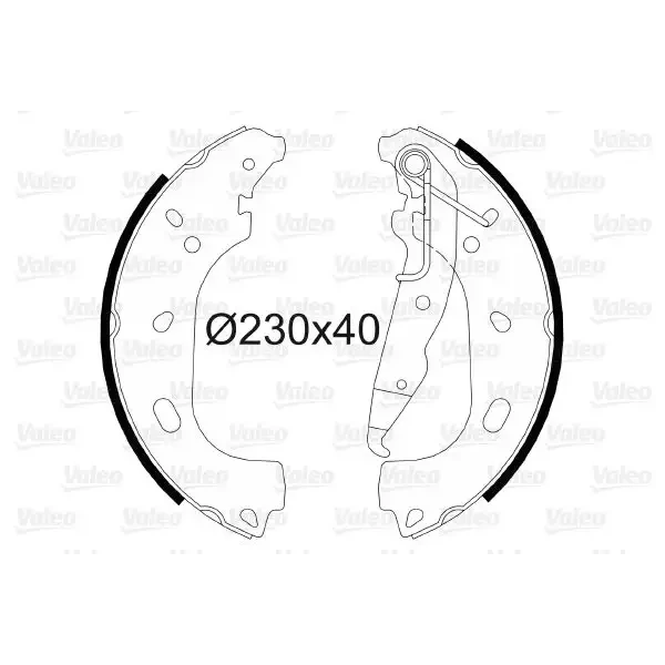 Valeo Arka Fren Balatası – 564103 / OEM 93195331