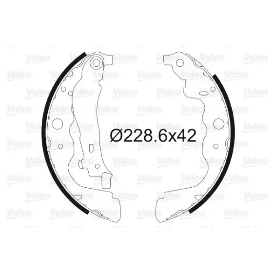 Valeo Arka Fren Balatası – 564104 / OEM 7701210109 ürün görseli