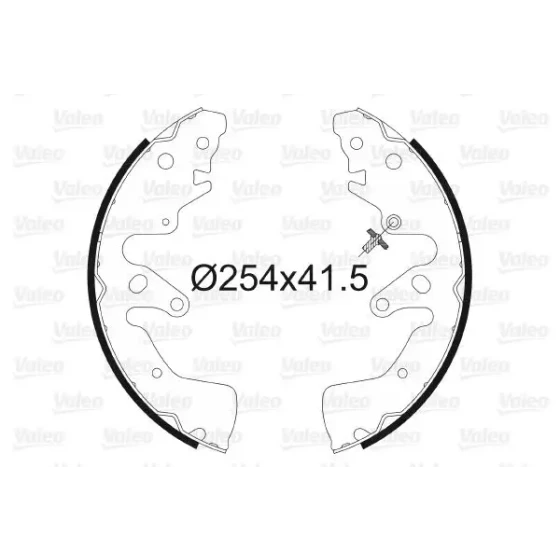 Valeo Arka Fren Balatası – 564107 / OEM 5320065J01 ürün görseli
